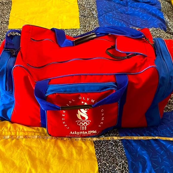 Coca Cola Other - Official 1996 ATLANTA GAMES Olympic Duffel Bag Sponsored by Coca-Cola